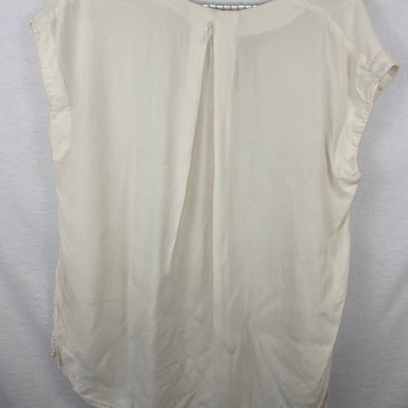 Madewell Blouse Textured Sz Medium Side Slit - Picture 8 of 11